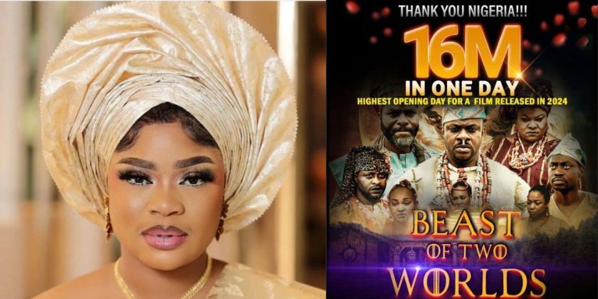 Thank you Nigeria” – Eniola Ajao makes history as her movie Ajakaju “Beast of Two Worlds” hits 16M in cinemas on first day