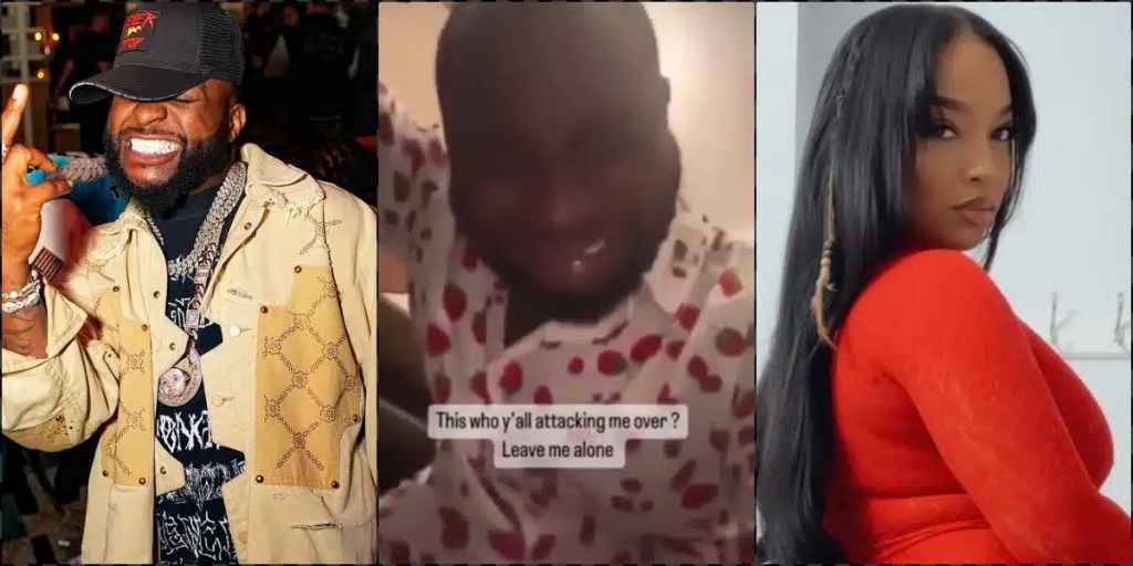 “I’m on my knees’-Davido seen begging for ‘nyash’ in a video posted & deleted immediately by a lady he’s rumored to be cheating with