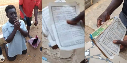 Young boy caught using Qur’an as toilet paper (Watch Video)