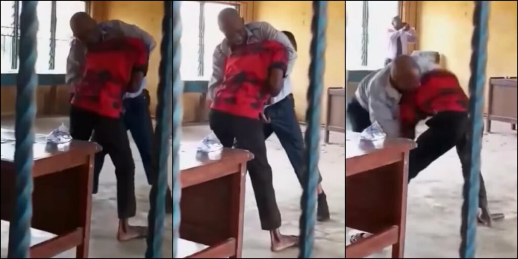 Two teachers fought in school’s staff room in Delta State (Watch Video)