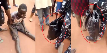 Kidnapper in Delta state arrested with ₦4 million cash by local vigilante group (VIDEO)