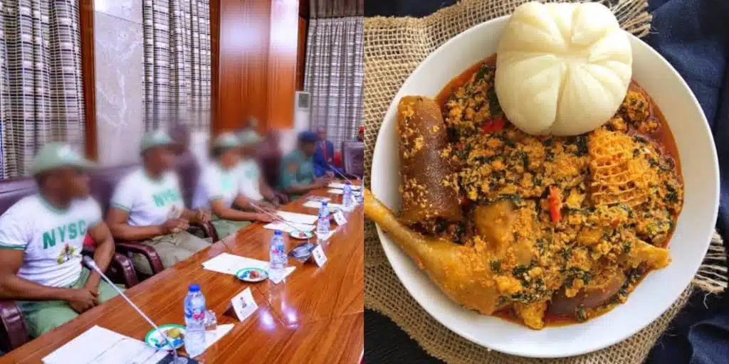 Male corps members in NYSC camp introduce ban on buying meals for female colleagues (WATCH)